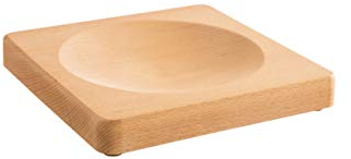 Wiegebrett, Kräuterbrett, Holzbrett aus heimischer Buche, perfekt zum Kräuter hacken und schneiden mit dem Wiegemesser, robust und langlebig, Made in Bavaria