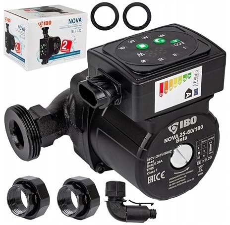 PUMPE NOVA 25-40 180 Klasse A Umwälzpumpe Heizungspumpe Hocheffizienzpumpe