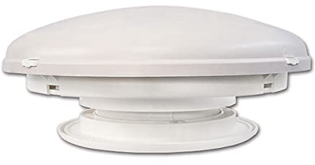 Generisch ZADI Champignon de ventilation de toit pour camping-car, caravane, caravane en blanc, plastique, Standard, front et arrière