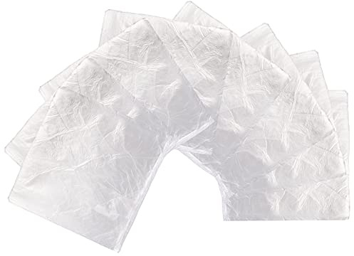 SJASD 50 Pièces de Doublures D'enveloppe Intérieure Infrarouge Lointain,Feuille de Plastique Jetable Utilisée pour Le Film Plastique de Vapeur de Couverture de Sauna,1/50