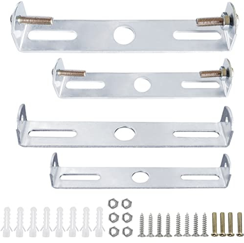 DVECUE 4Pieces Light Fixture Mounting Bracket for Ceiling Pendant Light Crossbar Kit Sconce Mounting Plate with Screws