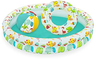 Bestway 51124 Set Piscina Barriera Corallina A 2 Anelli Cm. 122X20