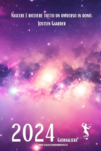 Agenda Universo A5: A5 giornaliera semplice, datata e con orari ,1 giorno per pagina anche Sabato e Domenica, riquadro eventi, gratitudine, note. Due citazioni a settimana, mood tracker