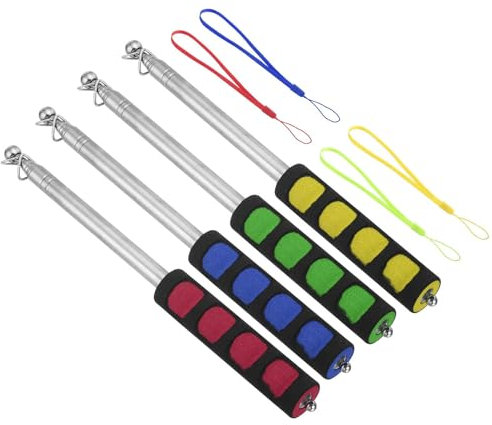 Aste Bandiera Telescopiche,4 PCS Telescopica Palmare e Asta Asta per Bandiera da Esterno Aste Telescopiche per Bandiere Portatili Asta Telescopica per Guida Turistica