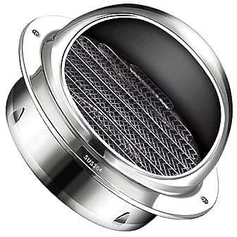 siduytin Sortie de ventilation murale fiable, extérieur, résistant Pour aux hautes températures, couverture universelle en acier inoxydable, filet d'échappement d'air frais, 100mm