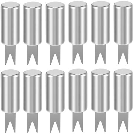 Juego de soporte para mazorcas de maíz, soporte para mazorcas de maíz, pickel de acero inoxidable con mango cómodo, tenedores de pinchos de maíz, inoxidables, clip portátil para mazorcas de maíz para