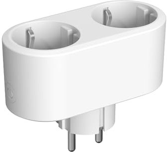 YIWEOG Prise ligente double prise WiFi//TY APP Télécommande Partage ligent Prise WiFi 16A avec commande vocale Minuterie Compteur de courant Fonction de mémoire de mise hors tension