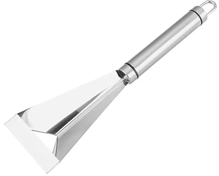 Xvilmaun Cortador de frutas de acero inoxidable, herramienta para tallar frutas, cortar y tallar frutas en forma de V, cortador de grabado de modelado de alimentos, hogar, comida, recolección de