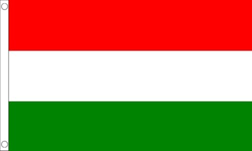 Bandiera dell'Ungheria, 1,5 x 9,6 m, 100% poliestere, con occhielli FlagSuperstore