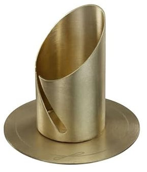 Kerzenhalter/Kerzenständer, Gold ; für Tauf- und Kommunionkerzen, 4 cm ; M 76s