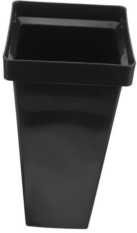 HYTROVE Porte-Parapluie en Plastique Noir Pliable pour Entrée Domestique, Support De Rangement Moyen Carré, Seau pour Parapluies Et Béquilles, Organisateur Pratique pour Séchage Rapide