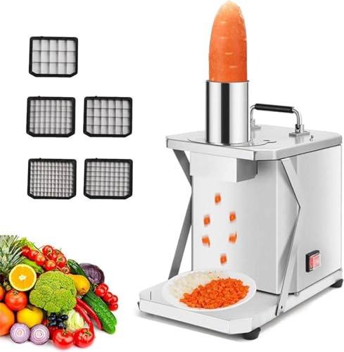 Cheese Grater Vegetable Cutter Stainless Steel Spiral Cutter Electric Vegetable Shredder Machine, Commercial Vegetable Cutting Machine, Vegetable Dicing Machine, Automatic Potato/Onion Slici