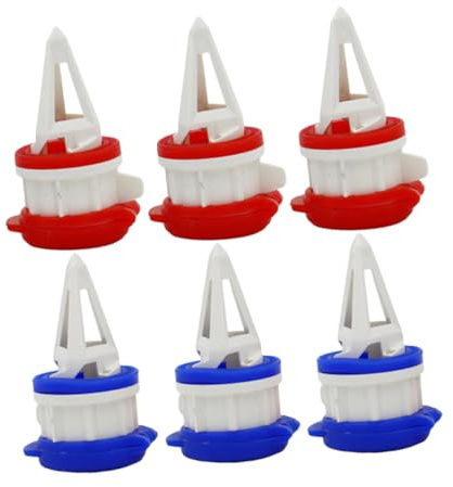 TOYZFRIENDY 6pcs Milk Carton Spout Drink Diverters with Lid, Spillproof Design and Versatile Use Kitchen Gadget, Abs Silicone Material, Stylish and Eyecatching Design for Home Beverage