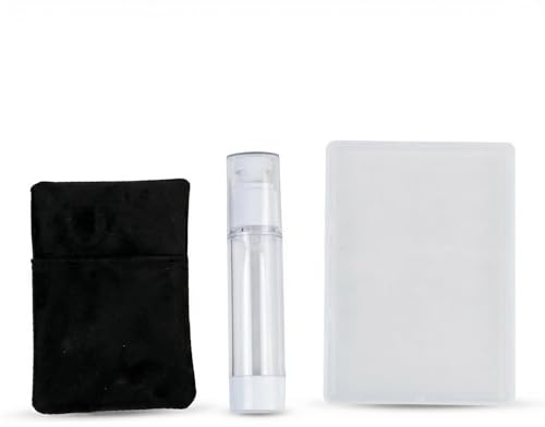 Paño para Limpieza de Pantallas, Paño de Limpieza Rectangular de Microfibra para Pantallas Táctiles con Pulverizador y Estuche, Herramientas de Limpio para Salpicadero de Vehículo, Pantalla LED, TV