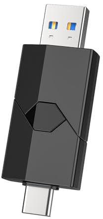 Vansuny Clé USB C 256 Go 3.0 2-in-1 | Dual USB 256Go 2 en 1 Type C OTG Flash Drive pour Téléphone Portable, Smartphone, Tablette, Mac, Ordinateur