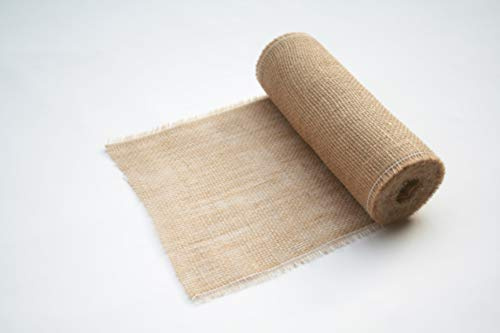 Jute Jutestoff Dekoband 25cm breit Tischband, Tischläufer für Hochzeit rustikal 10 laufmeter lang
