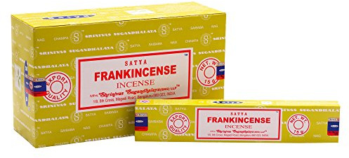 ETHNICITI Satya Nag Champa Genuine Frankincense 15g Incense Sticks 1 Pack (Frankincense)