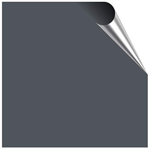 Bolsover Designs 50 x Dark Grey Matt Tile Stickers for 15cm x 15cm / 6 Inch Waterproof for Kitchen, Splashback, for Bathroom, Self Adhesive, Peel and Stick On, Removable for House Renters