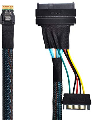 xiwai U.2 U2 SFF-8639 auf Slimline SFF-8654 4i NVME PCIe SSD Kabel für Mainboard SSD 750 p3600 p3700 M.2