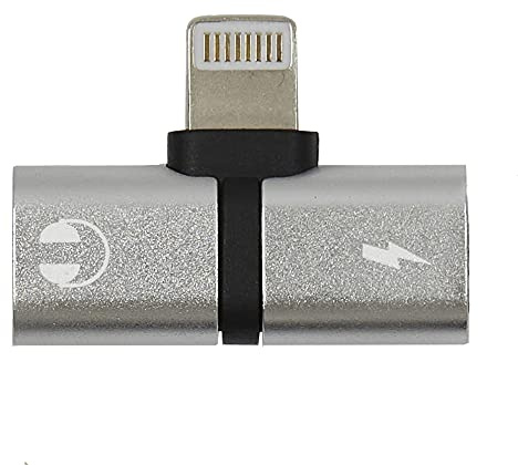 Adaptateur Double Audio Chargement Iphone Loisir Voyage High Tech Charge et Synchro | Adaptateur double audio et chargement, iPhone, écoute et charge simultanées, multicolore