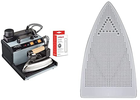 Polti Vaporella 2H Pro Kalstop, Ferro Da Stiro A Vapore Con Caldaia, Tappo Di Sicurezza & Vaporella Paeu0200 Soletta Antilucido Per Ferro Da Stiro Professionale, Protezione Per I Capi Delicati