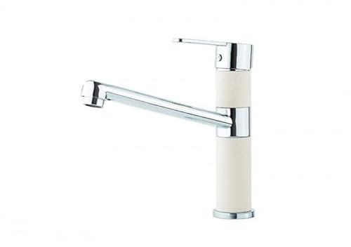 Kitchen Sink tap Made of Granite with a Fixed spout from Alveus Zenit - Sand - 1123572