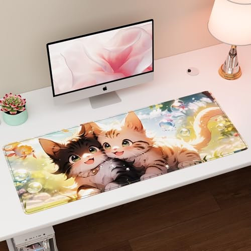 Kaishuai Tapis de Souris,Tapis de Souris personnalisé,80x 30cm décoration de Bureau sous Main Bureau