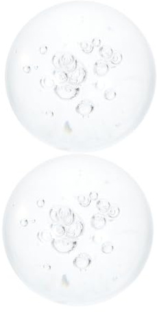 Kisangel Glaskugel Kristallkugel Blasenkugel 4cm Transparent Dekorative Kugel für Selbstgemacht Aquarium Tischdekoration Schreibtisch Langlebig Faszinierende Lichteffekte Feng Shui Kreative Gestaltung