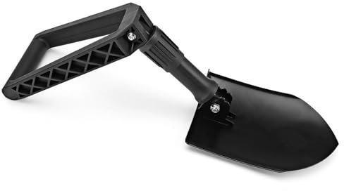 Klappspaten, Klappbare Spaten Garten 58,8cm, Tragbarer Klappschaufel für Outdoor, Multifunktions Spaten aus Stahl für Gartenarbeit Camping Survival Schneeschaufeln