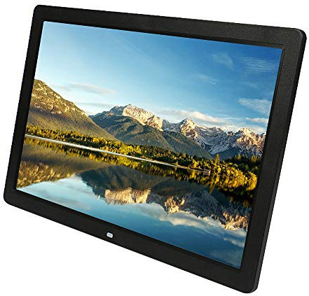 17 Inch Digital Photo Frame HD LED LCD Screen (16:10) Electronic Photo Album Photo Frame Wall-mounted Advertising Player, Support 1080P Video, HDMI Input, Support MS/SD/MMC Card Gift