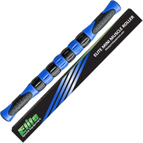 Massageroller Muskel Roller Stick, Multifunktions Muskel Massagerolle, Massageroller zielt auf schmerzende (Blau)