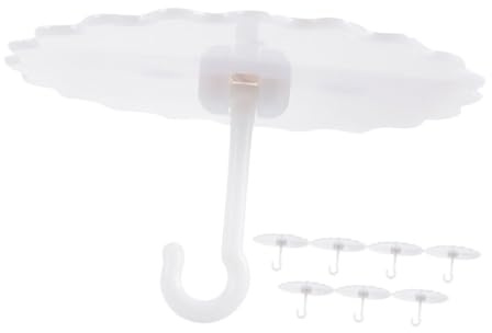 OUNONA 8 Pezzi Ganci per Ganci per Tende Baldacchino Facili da Installare e Resistenti Adatti e Camera