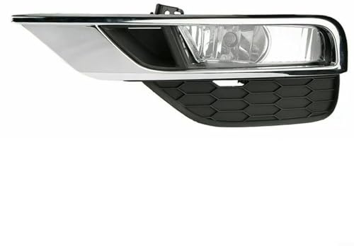HomeVortex Ensemble de feux de brouillard avant gauche avec grille de garniture pour Honda CRV 2015 2016 2017 2018 Pièces extérieures en métal argenté