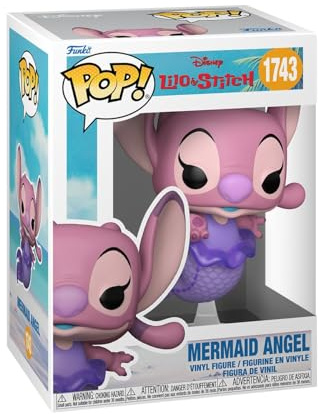 Funko Pop! Disney Lilo & Stitch - Mermaid Angel | Merchandising Oficial - Figura de Vinilo Coleccionable para Decoración - Regalo Friki de Cumpleaños
