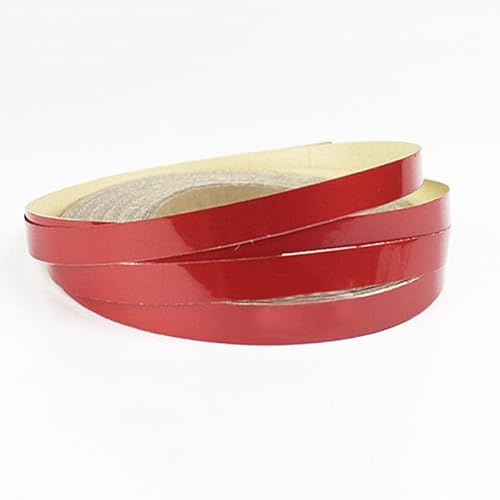 Violiica Reflektierendes Felgenband für Auto, Motorrad, Rolle, 5 m x 1 cm, für Sicherheit bei Nacht, für Karosserie und Rad, Farben erhältlich