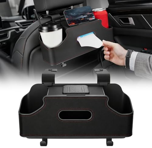 3-in-1 Car Backseat Organizer, 2026 New Multifunctional Car Seat Organizers for Hold Phone, Drinks, Handbag, Tissue, Car Accessories Interior