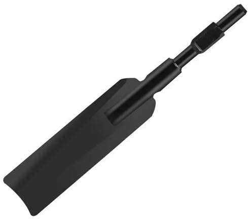 LXLAEOANG Grande pioche électrique for arracher Les Arbres, Creuse des tranchées for soulever Les Jeunes Arbres, Pelle en Forme de cœur de pêche, Pelle diamantée, Essence spéciale(Long Shovel)