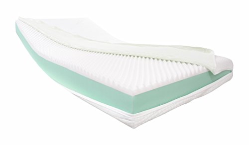 Dibapur® Visco Orthopädische Visco + Kaltschaummatratze (Hohes Raumgewicht) Auswahl x ca.16 cm Kern mit gestrickten Aloe Vera Doppeltuchbezug ca. 16,2 cm - Made in Germany (195x200 H3)