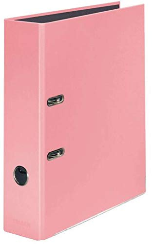 Original Falken PastelColor-mapp. Tillverkad i Tyskland. 8 cm bred DIN A4 pastellfärgad flamingo rosa ringpärm mapp bokstavsmapp brevmapp kontorsmapp plastmapp slitsad mapp motivmapp