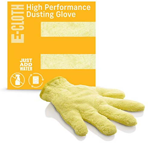 E-Cloth High Performance Dusting Cloth, Microfibre Cleaning Cloth, Traps Dust, Pollen, Pet Fur, and Hair, Great for Wood and Leather Surfaces, Washable and Reusable, 100 Wash Promise
