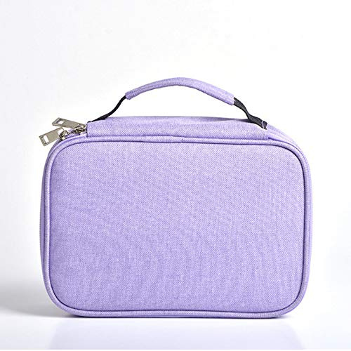 72 Slots Federmappe Super große Kapazität Bleistift-Beutel Studenten Stationäre Fall Farbige Bleistifte Halter Case Federtasche Federmäppchen mit Innentasche für kleine Gadgets