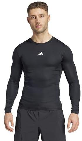 Adidas Herren Techfit Compression Long Sleeve Tee T-Shirt