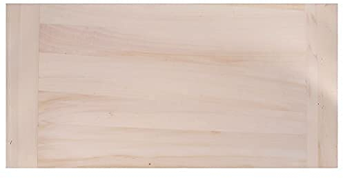 Tagliere cucina o Spianatoia per Impastare in Legno di Pioppo Massello con Fermo | Misure 70 x 54 x 2 CM | [ Made in Italy ]