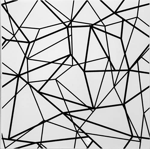 Paneele aus Polystyrol XPS, Deckenpaneele, 3D Wandpaneele, Styropor Dekoren, Decken Retro Vintage Wandverkleidung, 3mm dick - 50x50cm (4m²-16 Stück, GL5 ANT-CZ)