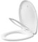 Premium Family Toilet Seat 2-in-1 Soft Close Toilet Seat with Detachable Child Seat, Magnetic Toilet Lid with Quick Release and 360 Degree Adjustable Hinges, Oval Toilet Seats for Toddlers Adults