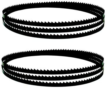 PNAJFUEL Bandsägeblatt, 2 Stück Carbon-Bandsägeblätter 2240 Mm X 6,3 Mm Bandsäholzbearbeitungswerkzeuge/4Tpi/0.5Mm