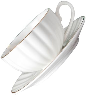 PRETYZOOM Set Di Tazze Tazzine Da Caffè Espresso Piattini Tazze Da Caffè in Ceramica Per Cappuccino Latte Cioccolata Calda