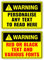 Custom Warning Sign Metal - Do Not Enter, No Entry, Personalised Safety Signs, Keep Out Notice, Security & Danger, CCTV - Waterproof Aluminium - Outdoor/Indoor (Custom Warning Sign)
