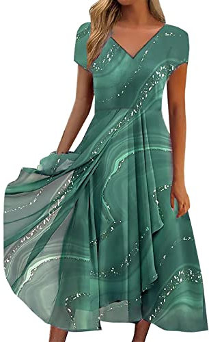 Novelty Christmas Dresses for Women UK Long Dresses for Women Tea Party Twist Knot Front Winter with Sleeves Womens Dress t Shirt Sundresses high Waist Boho Print mini Strap