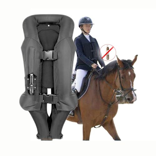 Ereignis Airbag -Weste for Erwachsene Reiter -Performance -Jacken Können Wiederverwendet Werden Geeignet for Motorräder Und Reitwesten(Large)
